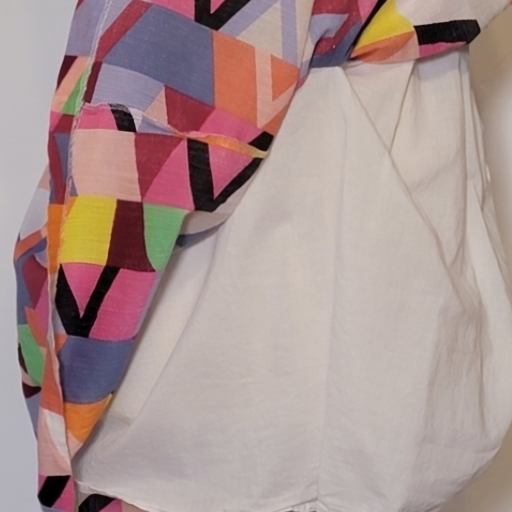 Tracy Reese Multicolor Geometric Midi Dress - Picture 2 of 11